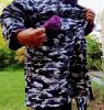 HUGi - Snow Camo Purple Fleece lining- pockets